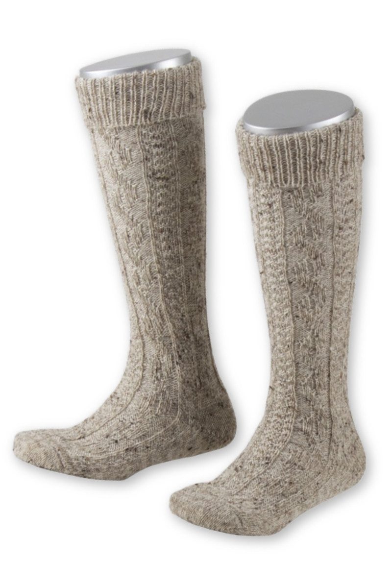 Isar-Trachten Trachtensocken Trachten Kinder Kniestrümpfe - LIO - beige