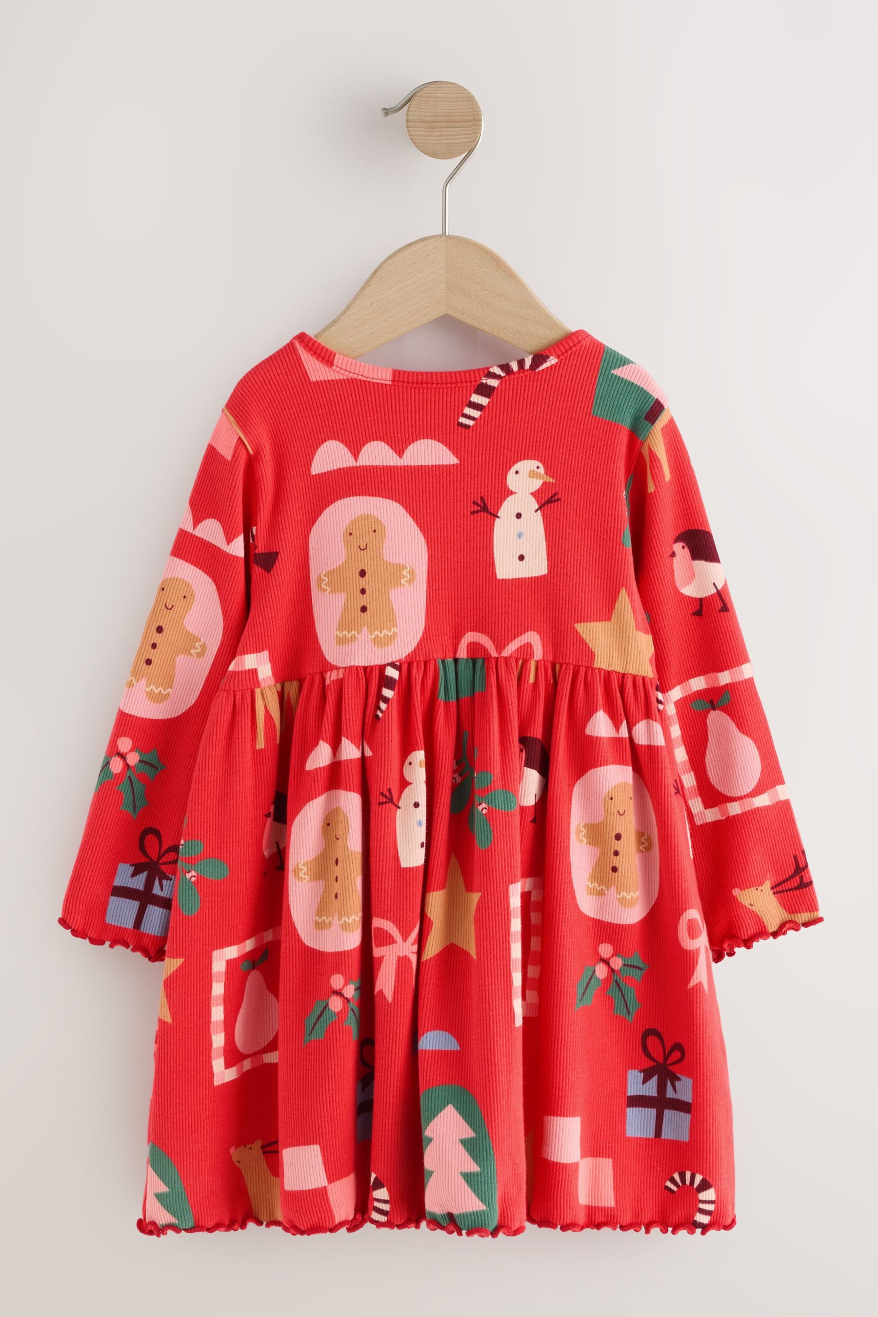 Next Blusenkleid Langärmeliges Weihnachtskleid (1-tlg) günstig online kaufen