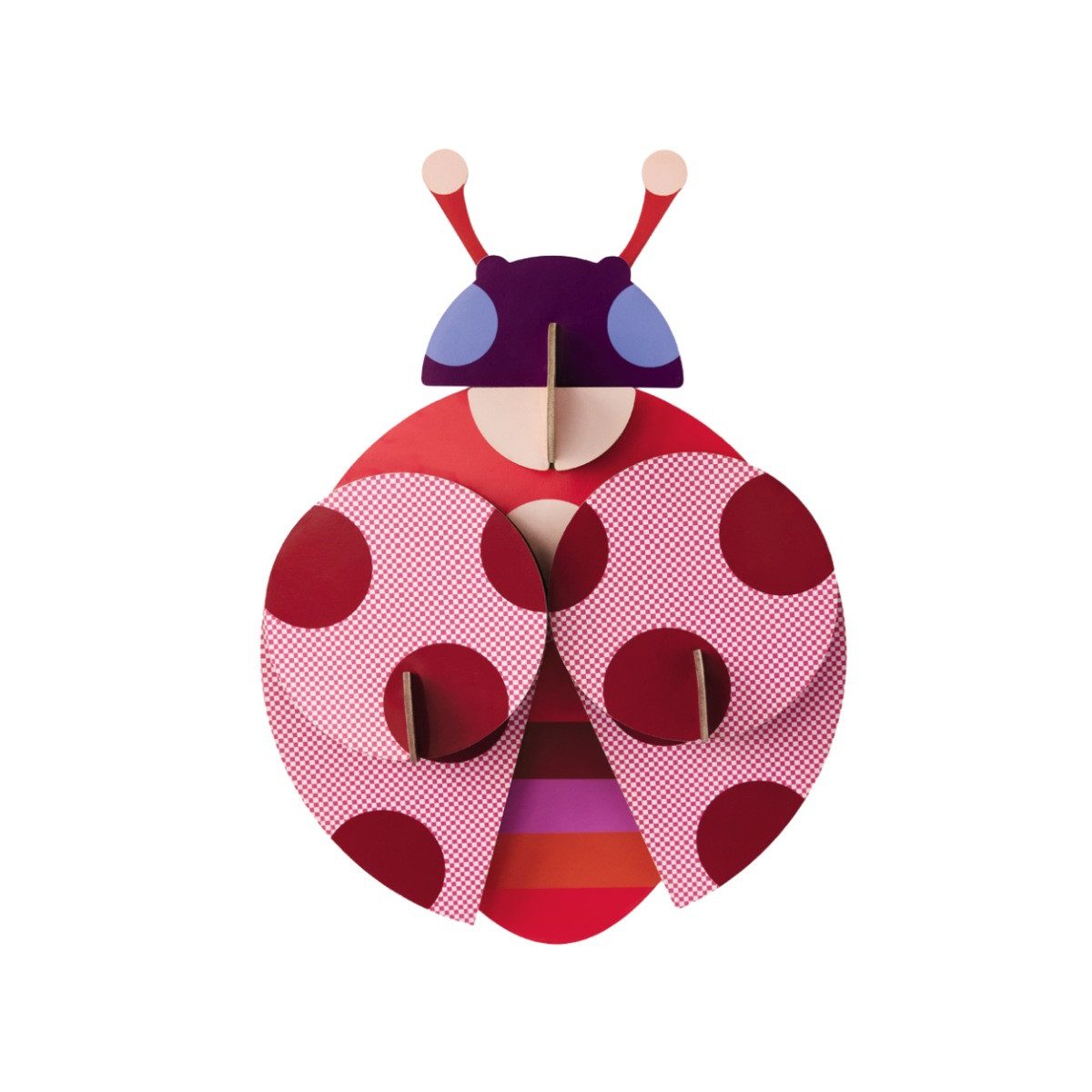 studio ROOF Kreativset 3D Wanddekoration aus Karton zum Zusammenstecken, na günstig online kaufen