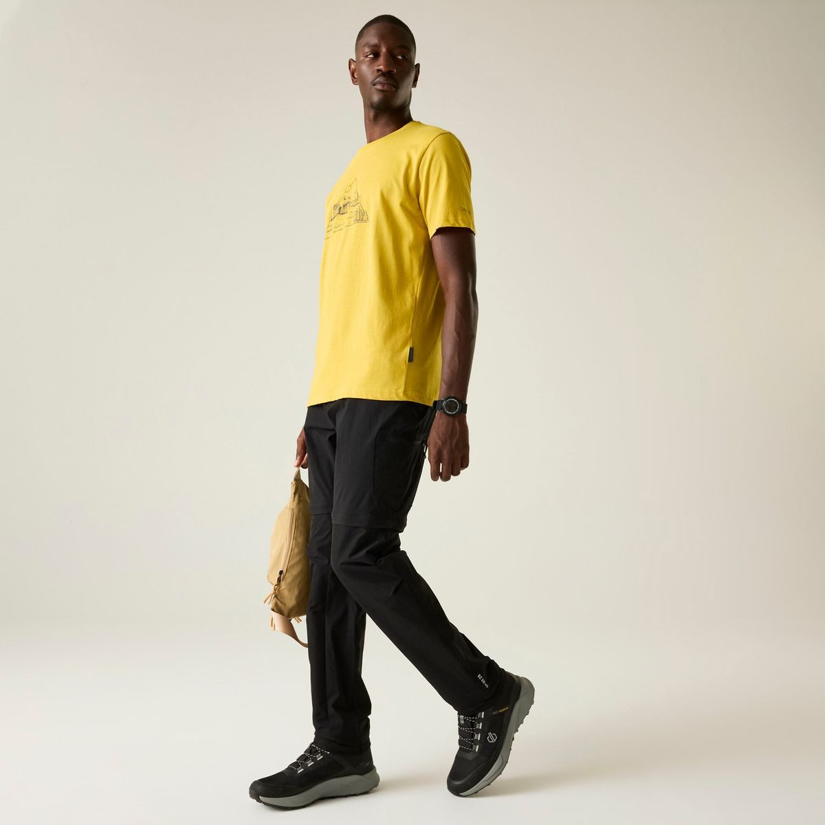 Dare2b Outdoorhose Tuned In II Z/ O Vielseitige, wind- und wasserabweisende 2-in-1 Hose mit UV-Schutz