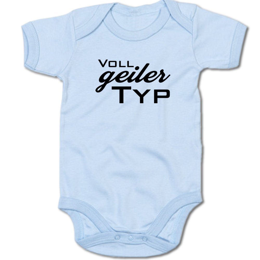 G-graphics Kurzarmbody Baby Body - Voll geiler Typ mit Spruch / Sprüche • Babykleidung • Geschenk zur Geburt / Taufe / Babyshower / Babyparty • Strampler