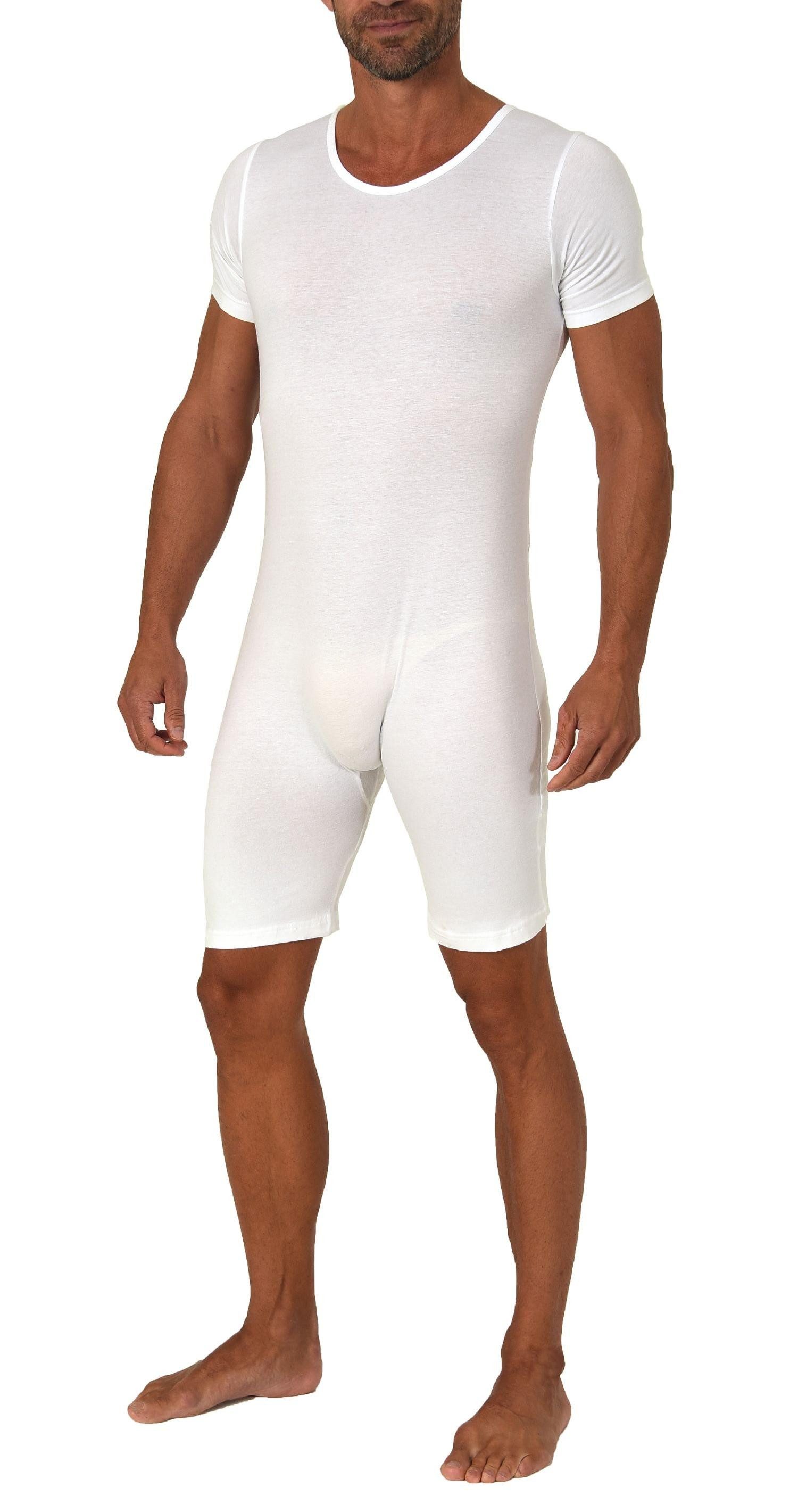 Normann Pyjama Pflegebody kurzarm UNISEX mit diagonalem Reißverschluss am Rücken – Bild 2 von 4