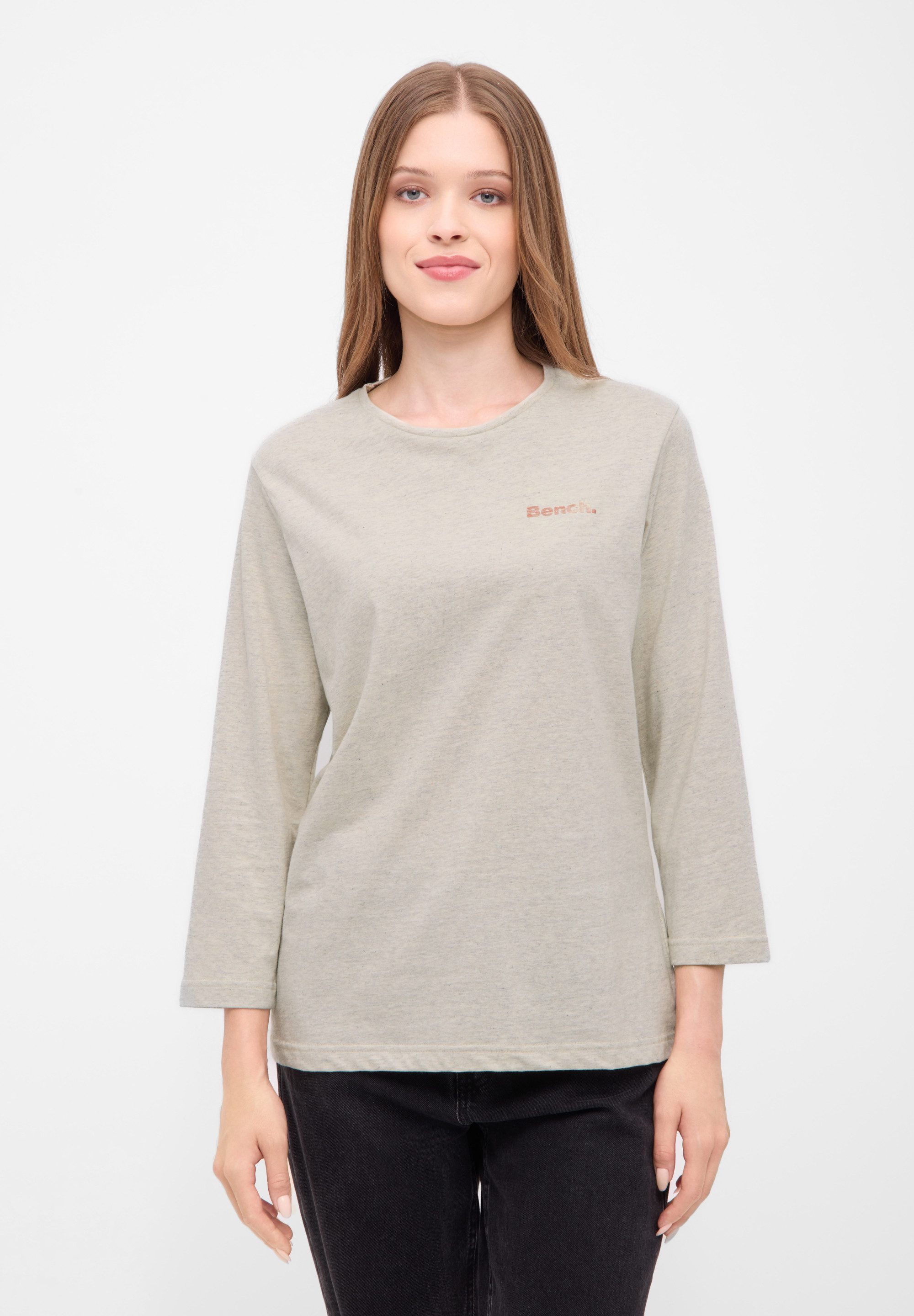 Bench. 3/4-Arm-Shirt ROMILEY tailliertes Basic mit günstig online kaufen