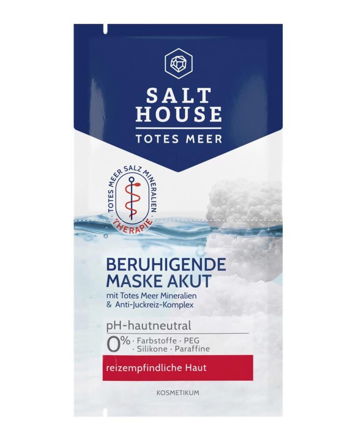 BURI Gesichts-Reinigungsmaske 15x Salthouse Gesichtsmaske Totes Meer 2x7ml Reinigung Beruhigend Set, 15-tlg.