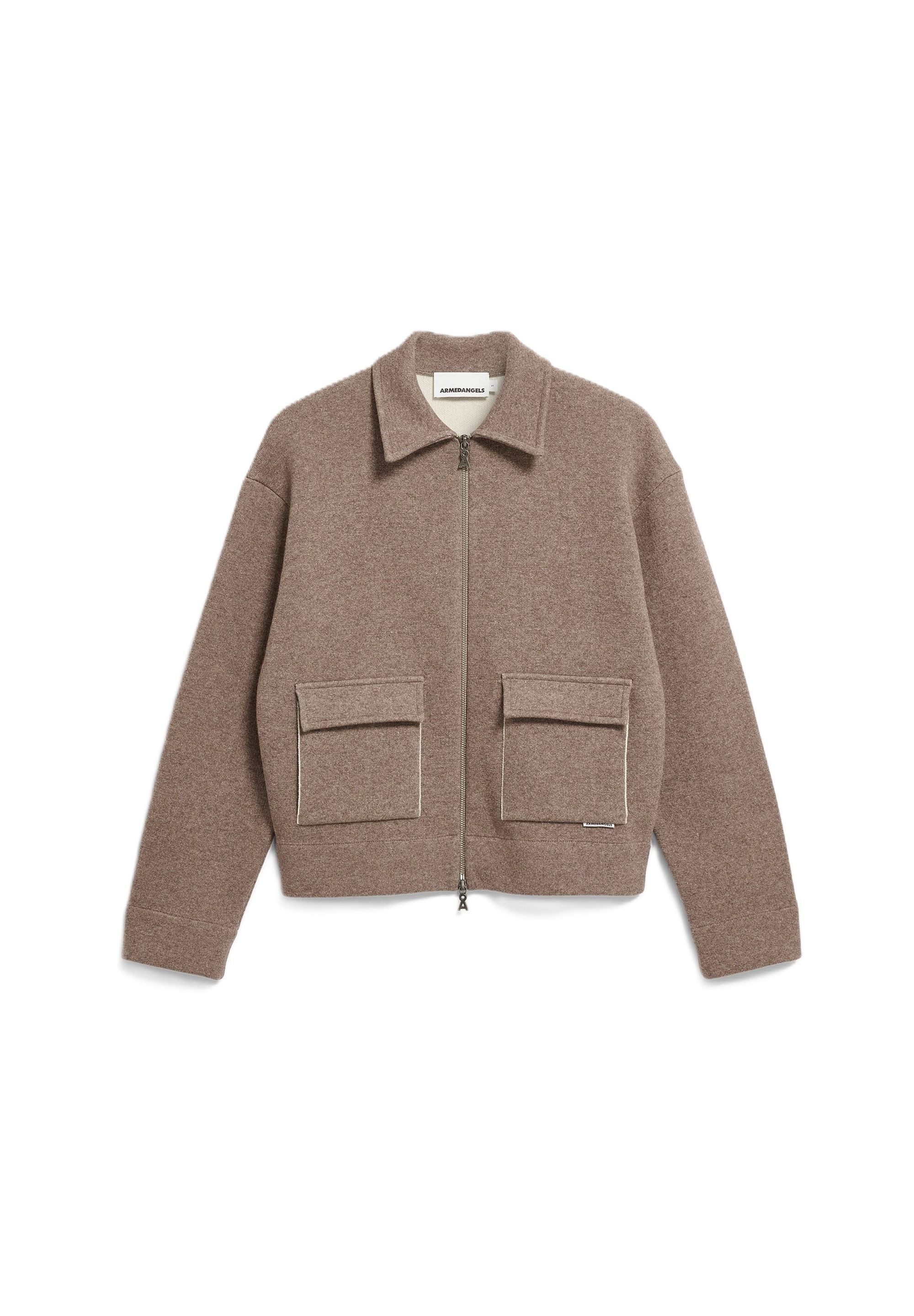 Armedangels Wolljacke SHORT KNIT JACKET