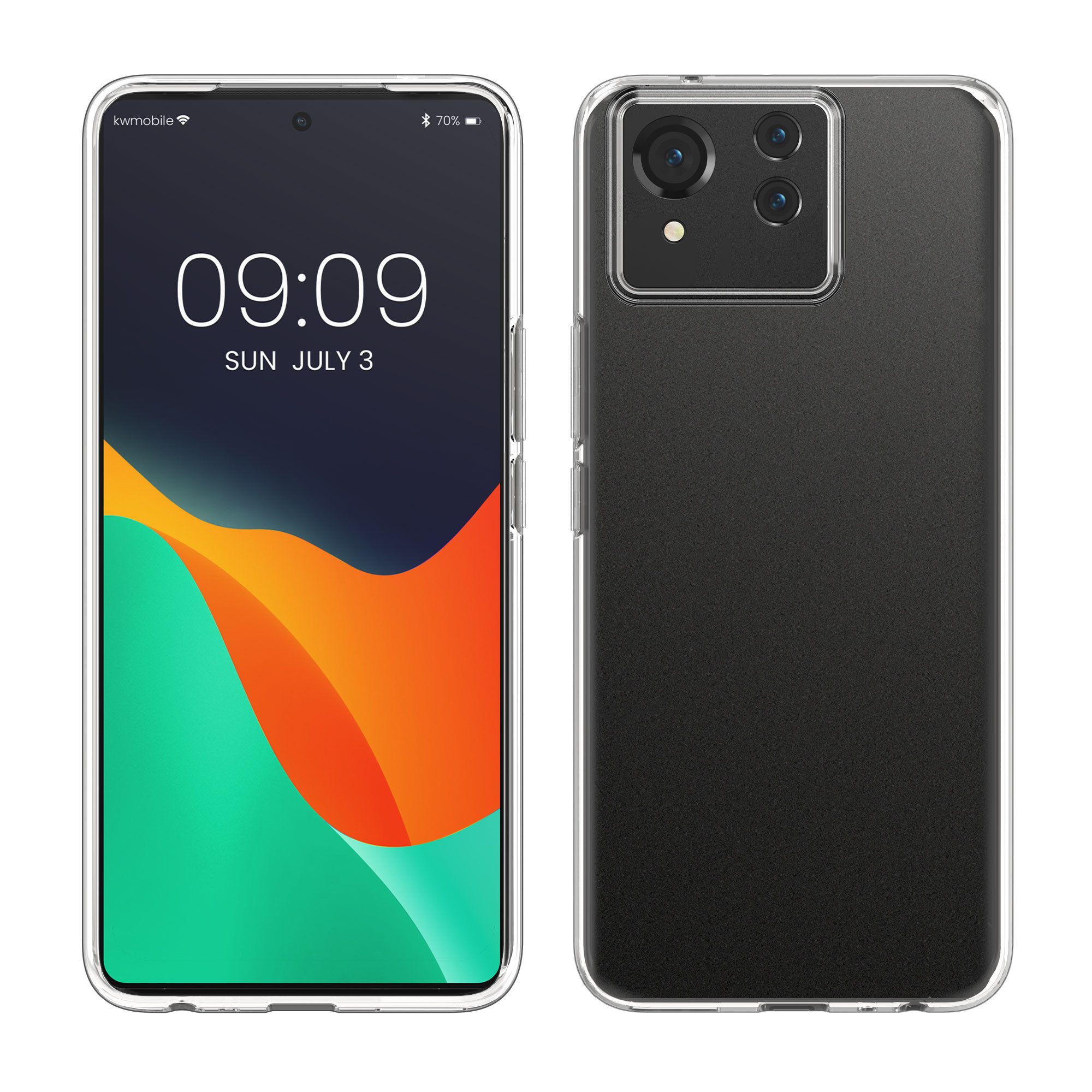 kwmobile Handyhülle Hülle für ASUS Zenfone 11 Ultra, Silikon Handyhülle transparent - Handy Case gummiert