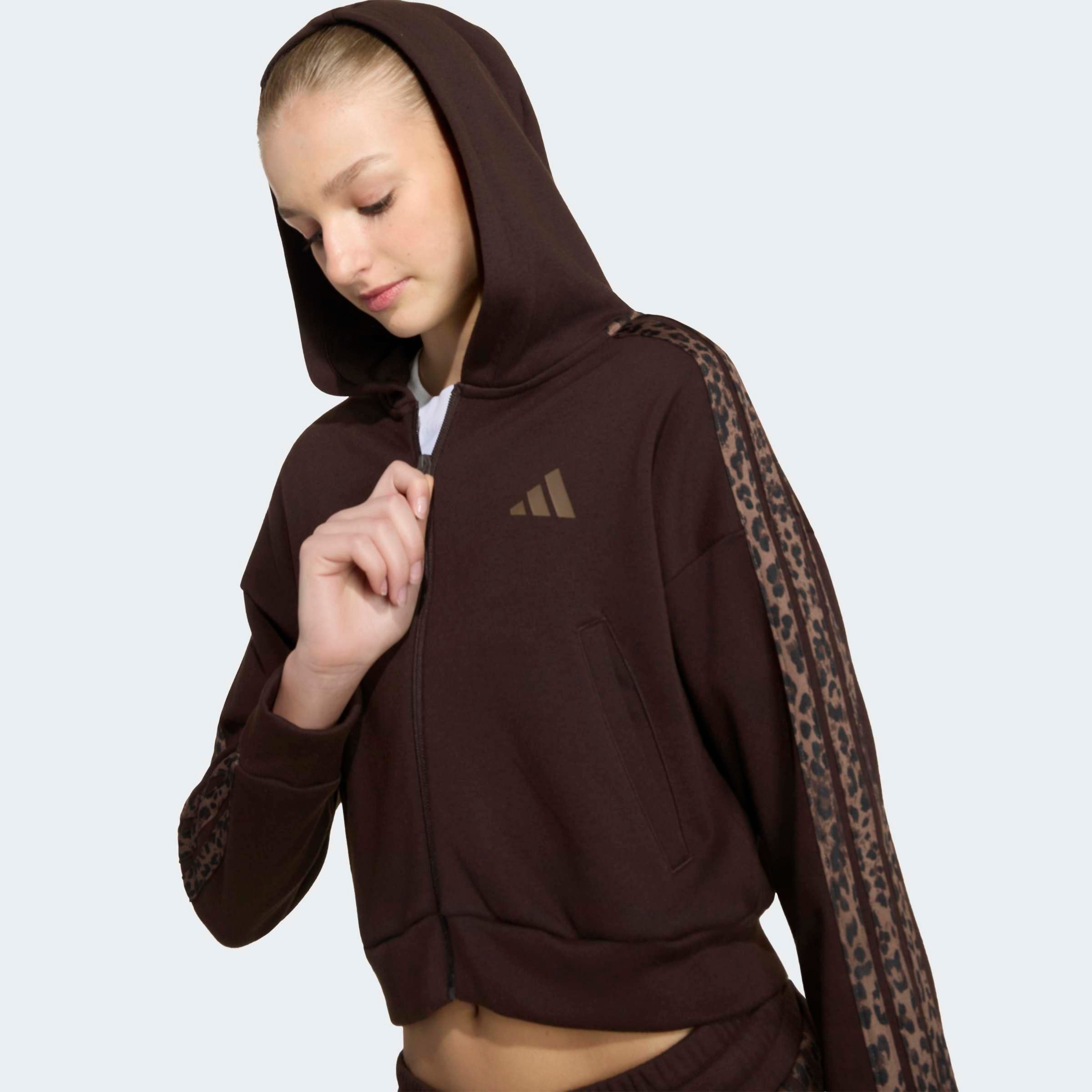 adidas Sportswear Kapuzensweatshirt SEASONALS ANIMAL, DURCHGEHENDER REISSVERSCHLUSS