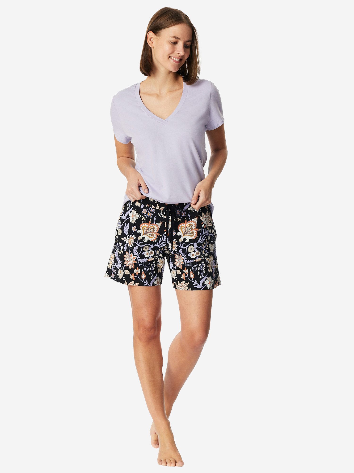Schiesser Pyjamashorts Mix & Relax sleepwear schlafmode schlafanzug günstig online kaufen