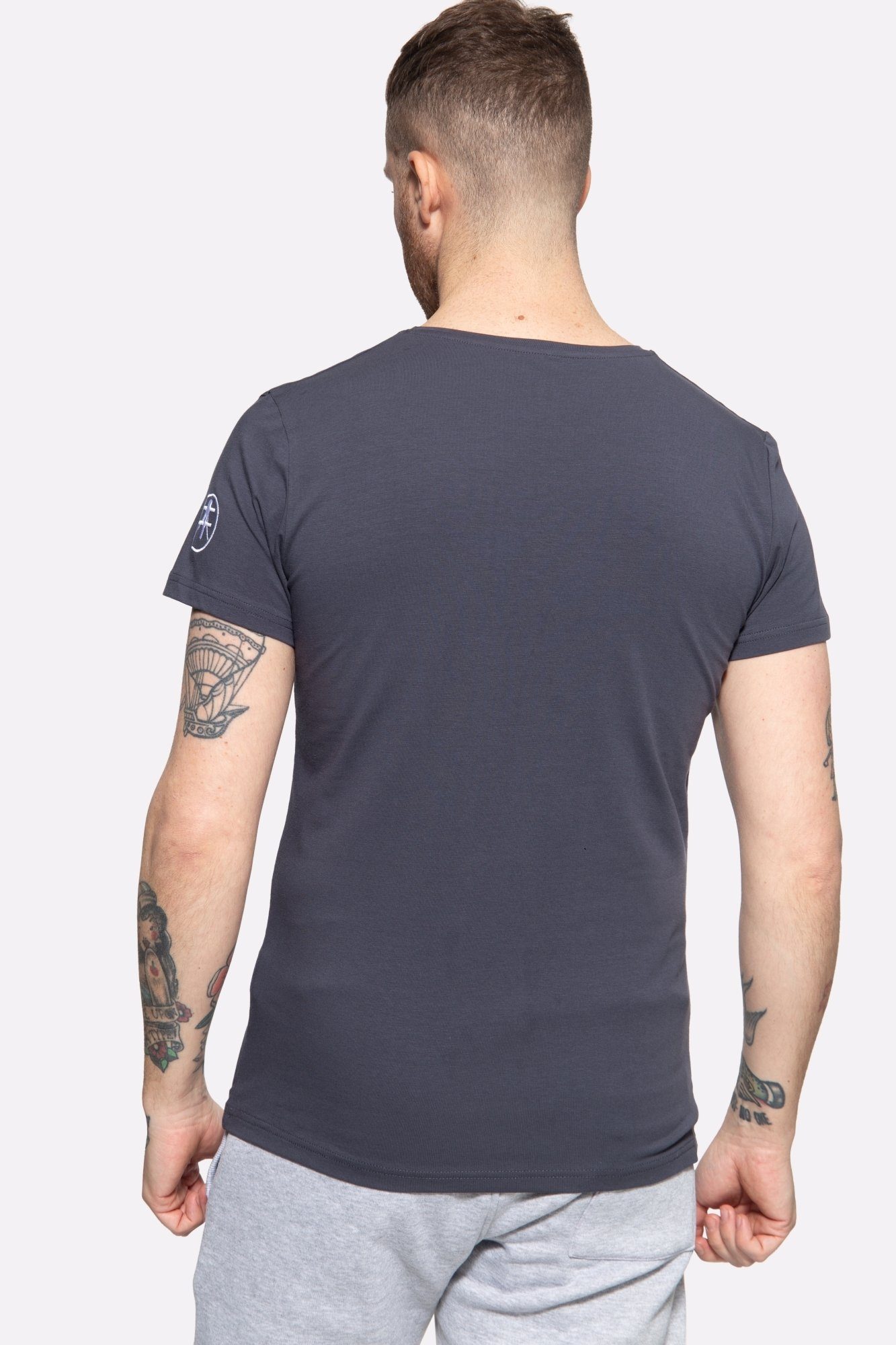 Akito Tanaka Print-Shirt Gladiator Fighters (1-tlg) mit coolem Kontrast-Print