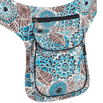 KUNST UND MAGIE Gürteltasche Bauchtasche Sidebag Hipbag Mandala- Goa Gürteltasche Festivaltasche