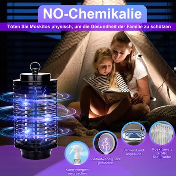 Randaco Insektenvernichter Elektrische Insektenfalle Mückenfalle LED UV-Licht Mückenlampe