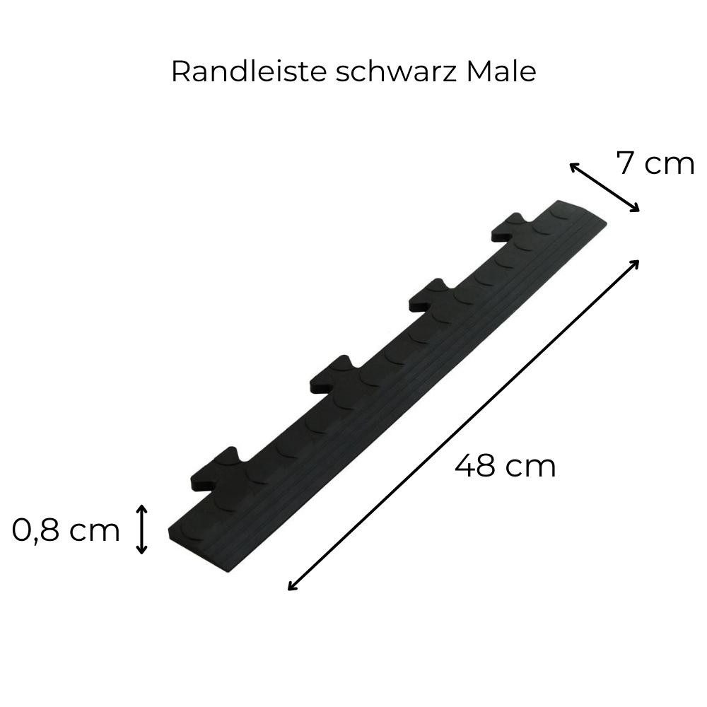 GarPet Klickfliesen Klickfliesen Bodenplatte Kunststoff Terasse Garage Werkstatt Fliese 50