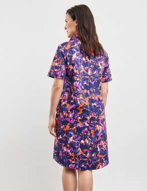 GERRY WEBER Midikleid Floral gemustertes Blusenkleid