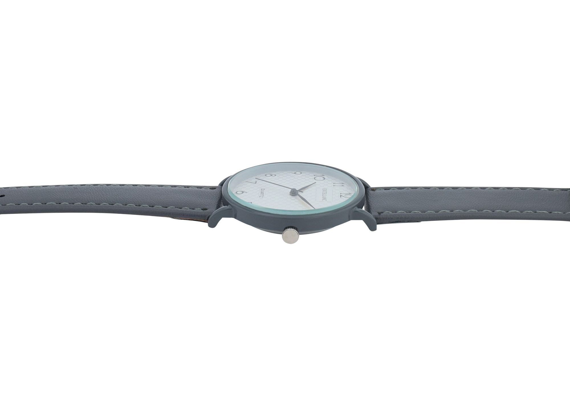 EXCELLANC Quarzuhr 1900304 mit Lederimitationsband, 3 ATM, Mineralglas günstig online kaufen