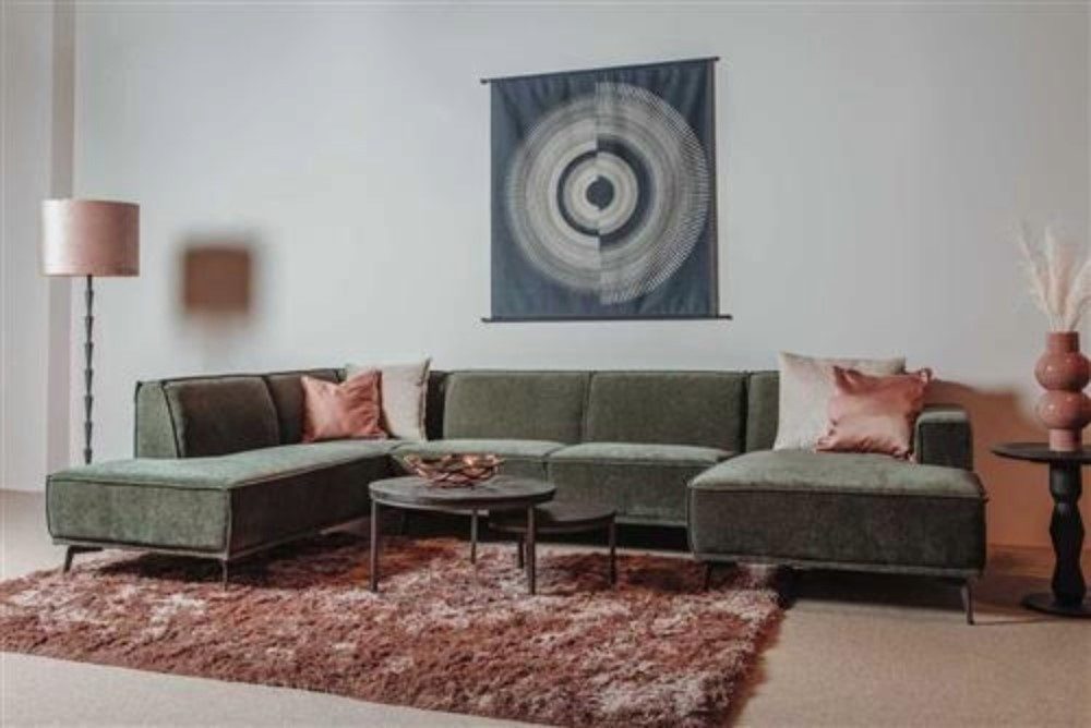 Wohnpalast Big-Sofa Leeds Loungesofa 350cm Ottomane R oder L - Ecksofa - Sofa