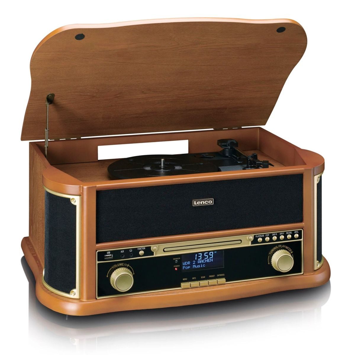 Lenco TCD-2571 holz Microanlage
