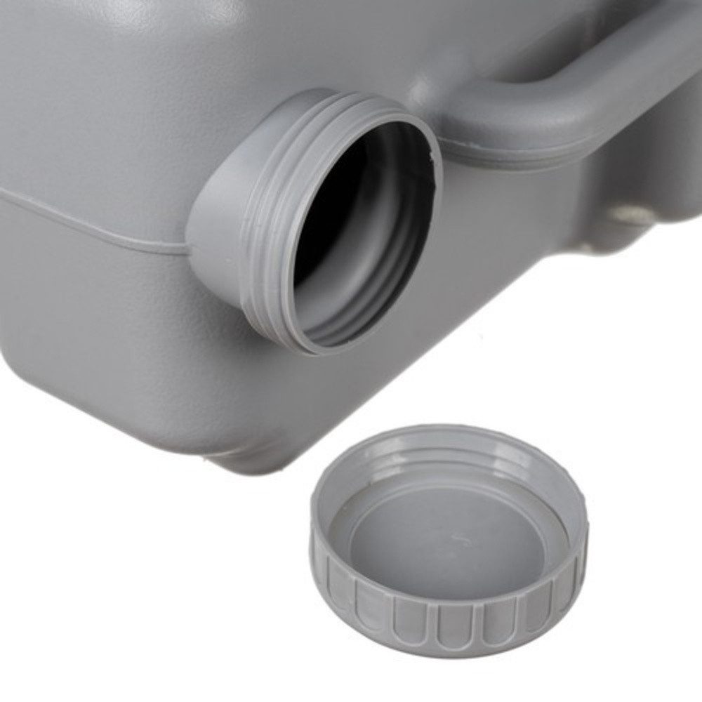 Trizand Campingtoilette Tragbare Toilette Camping, (Spar-Set, 1-St., Spülwasserversorgung), Abflussdeckel für hygienische und auslaufsichere Entleerung – Bild 4 von 5