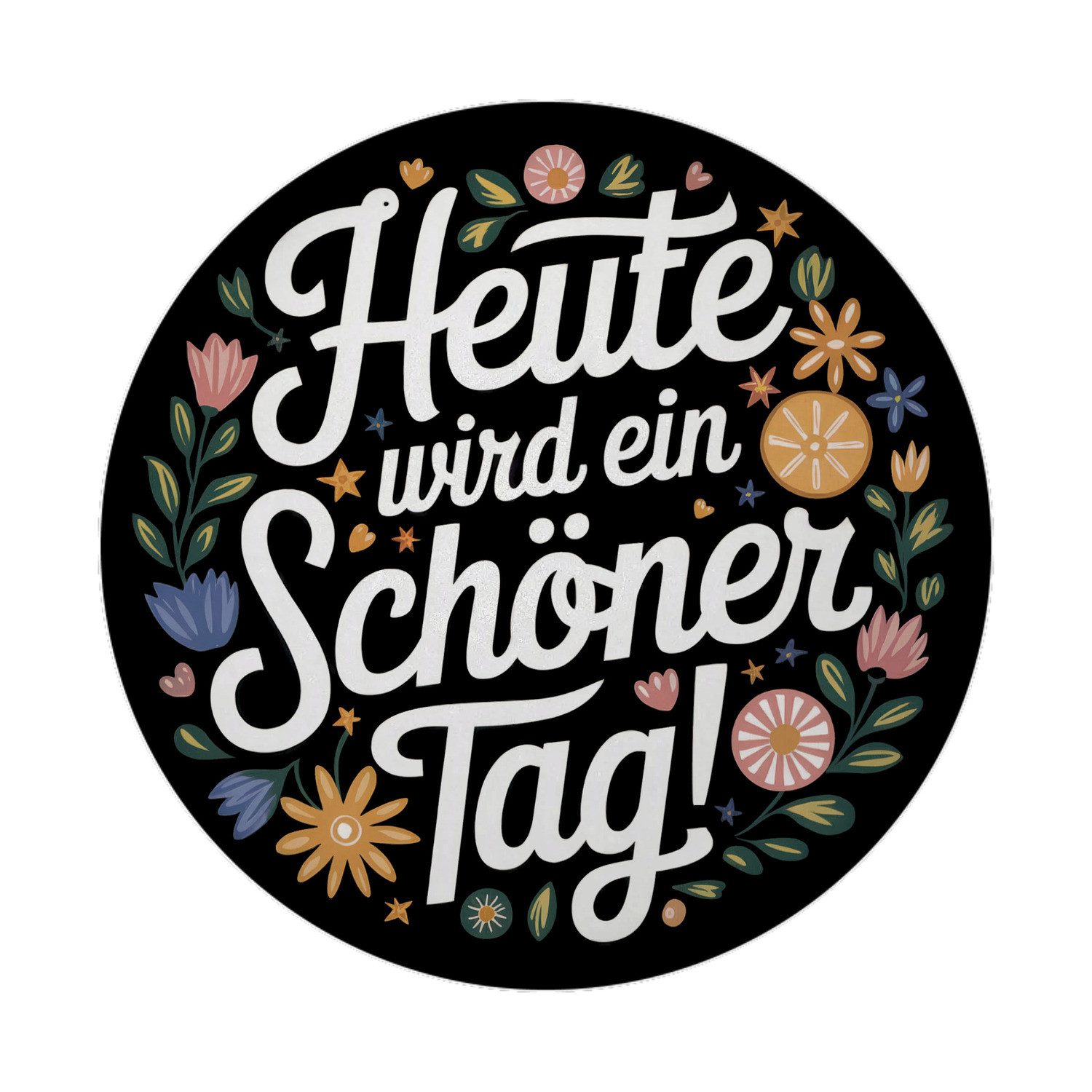 speecheese Magnet Bunte Blumen Magnet - Schöner Tag