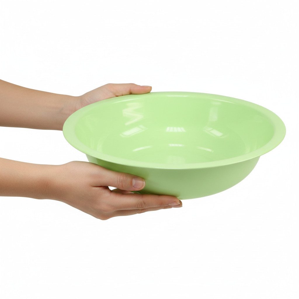 Viana Übertopf Dekorative Metallschale Emailleoptik für Tischdeko und