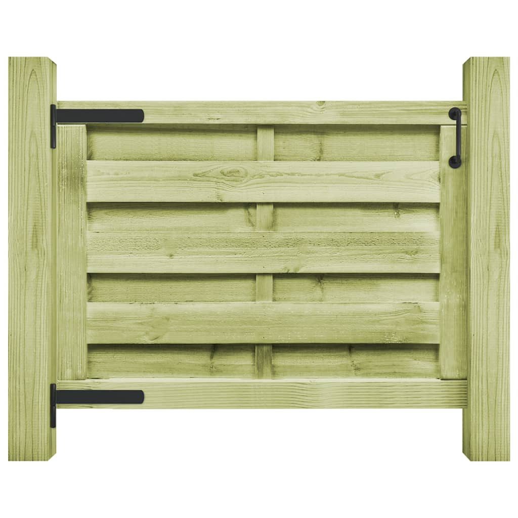 vidaXL Gartentor Gartentor Kiefernholz Imprägniert 100x75 günstig online kaufen