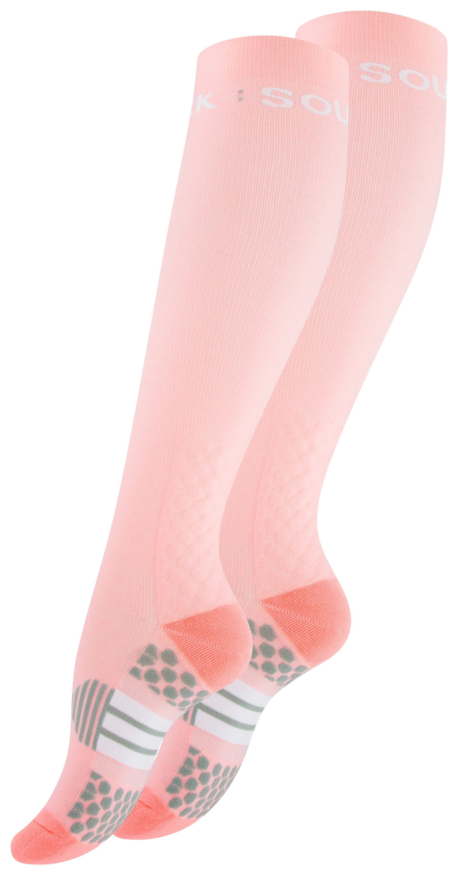 Stark Soul® Спортивные носки COMPRESSoxx – Unisex Kompressions-Sportsocken Laufen, Fitness & Reisen (1 Paar) mit abgestufter Kompression und speziellen Polsterungen