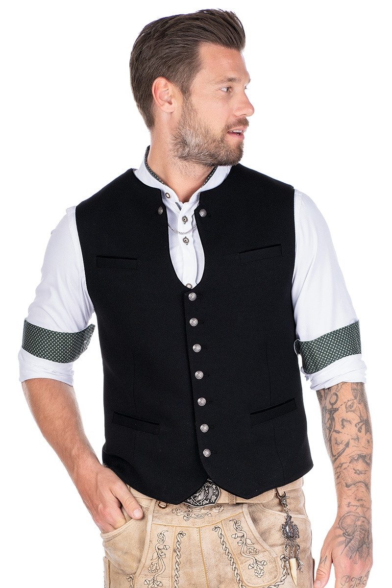 Spieth & Wensky Trachtenweste Trachtenweste - GABRIEL - schwarz günstig online kaufen