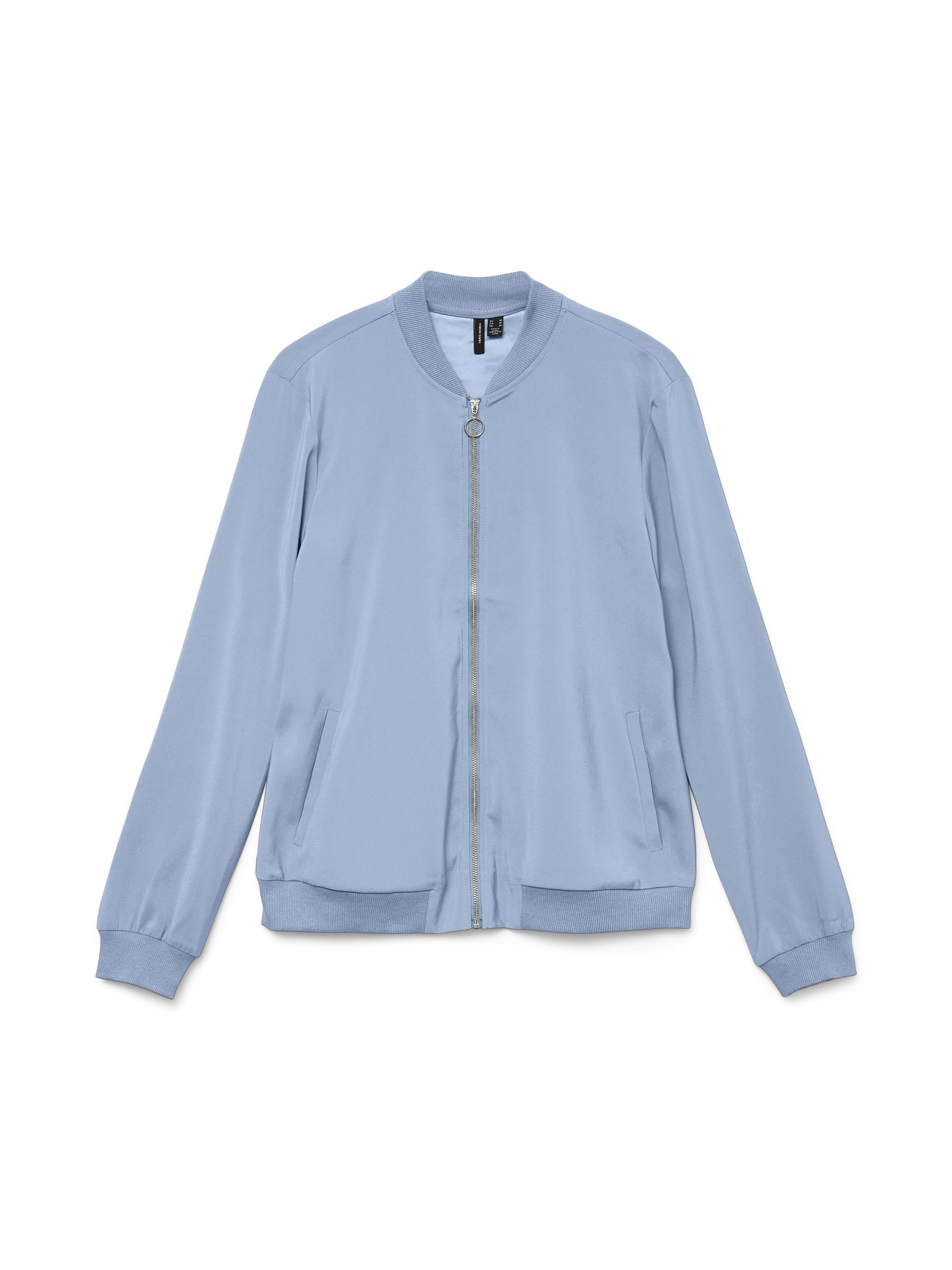 Vero Moda Blouson Leichte Bomber für Alltagslook Dünner für Damen Recyceltes Material nachhaltig Regulär geschnitten Fit Rundhals