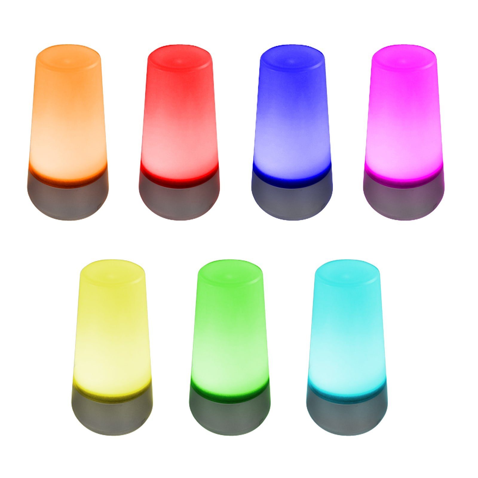 integriert, Lichtstreuung LED 360° fest mit LED RGB-Farbwechsel, Farbenpracht, Wunderschöne EAXUS RGB-Farbwechsel, - Stimmungslicht Nachtlicht/Nachttischlampe, Tischleuchte