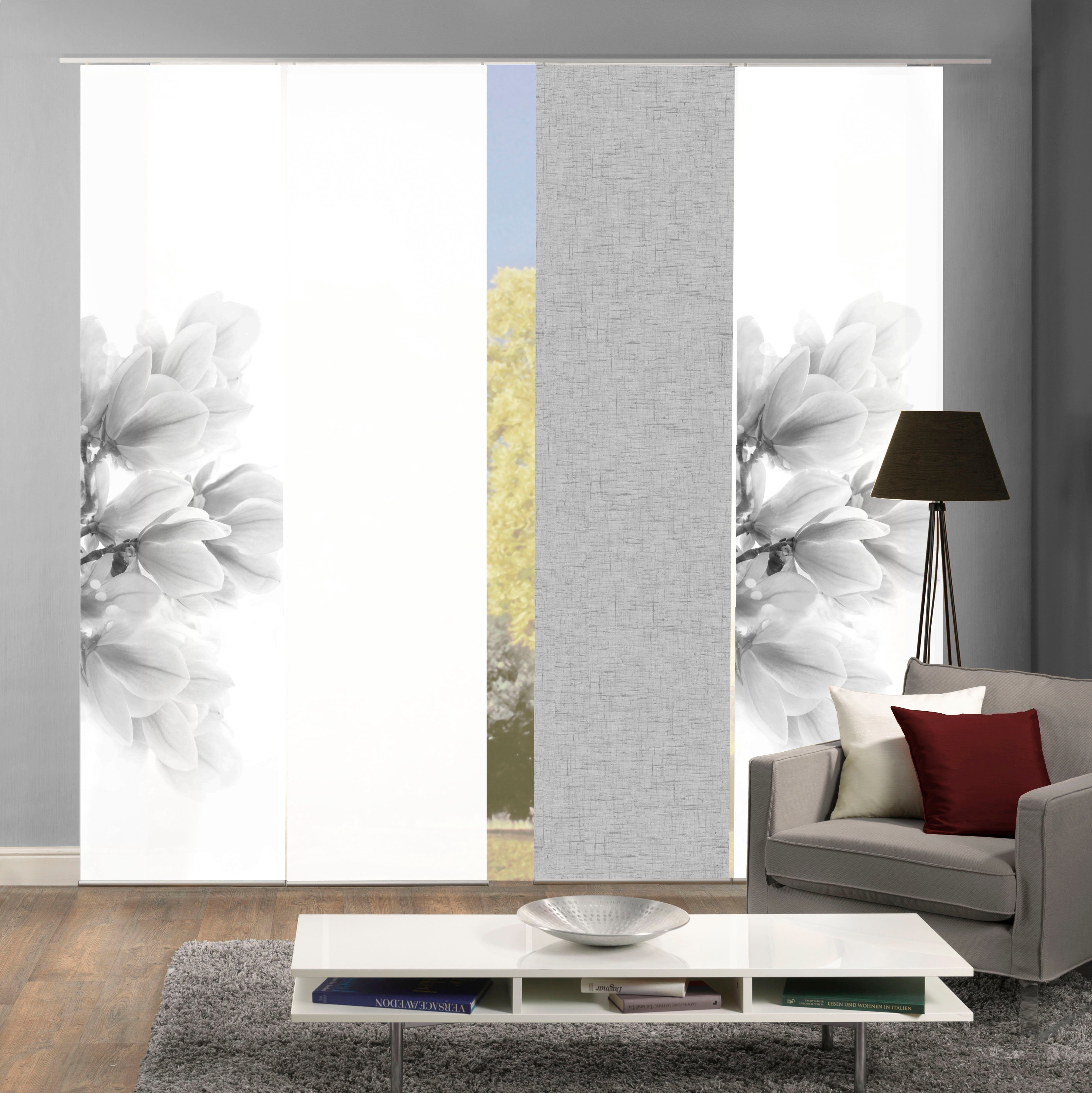 Schiebegardine KESSI 4er SET