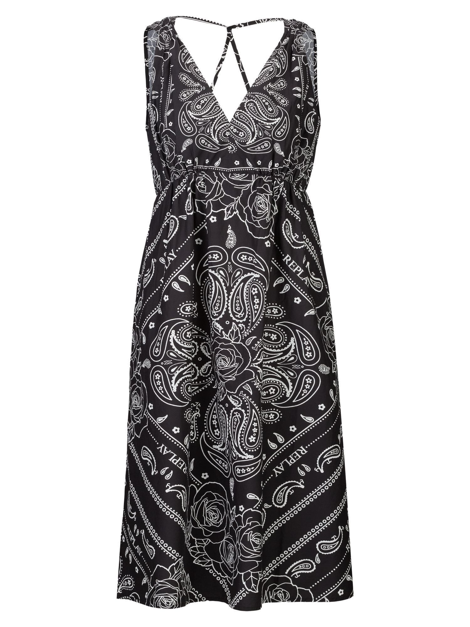 Replay Sommerkleid ALL OVER PRINTED COTTON POPLIN günstig online kaufen