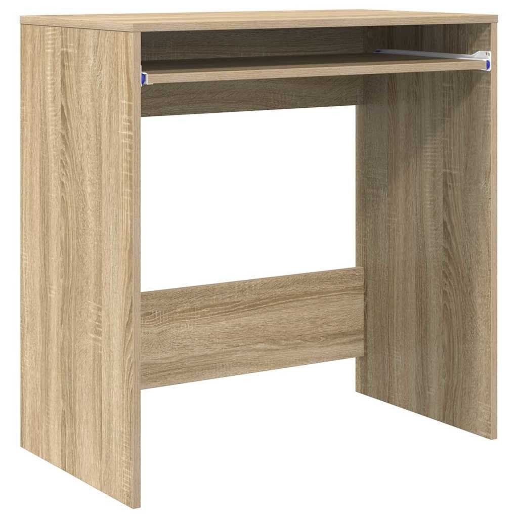 vidaXL Schreibtisch Tisch mit Regal Sonoma Eiche 77,5 x 43 x 79 cm Holzwerkstoff (1-St)