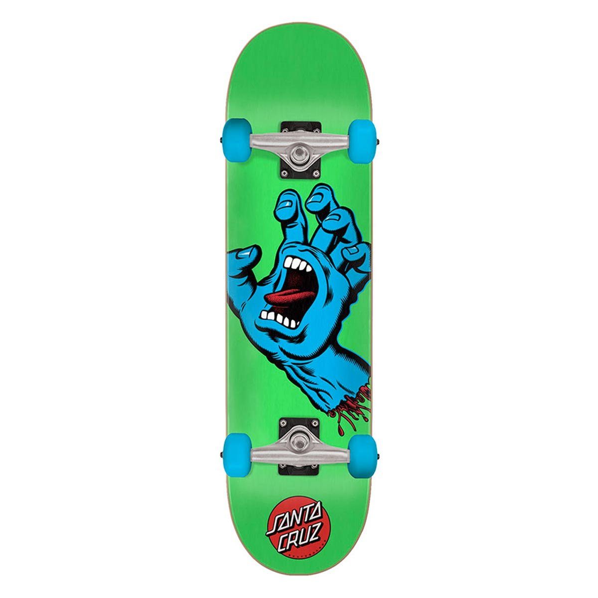 Santa Cruz Skateboard »Screaming Hand«, Classic Skateboard Shape