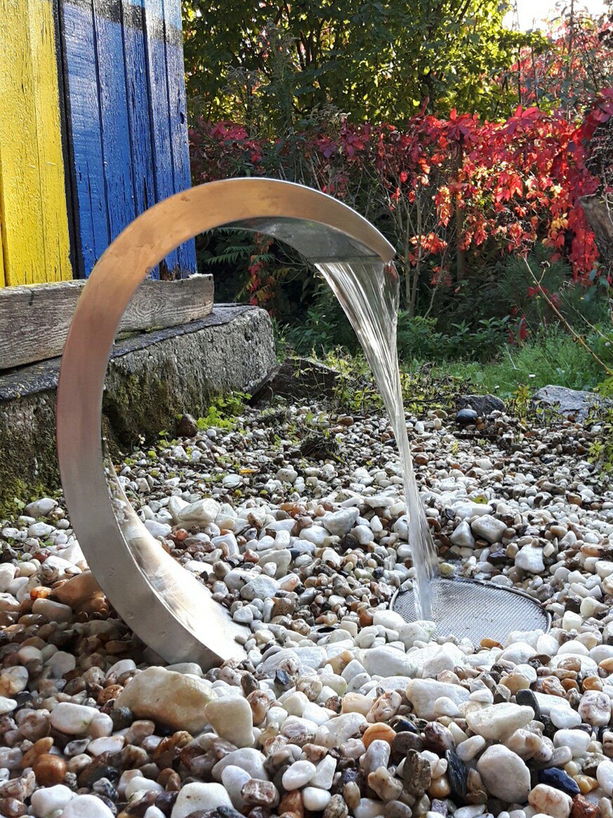 Solar-Wasserbrunnen Garten Esotec Solarbrunnen Für Draussen Smart Fountain | Kaskadenbrunnen | Solar Springbrunnen Für Terrassenbrunnen Outdoor Solar