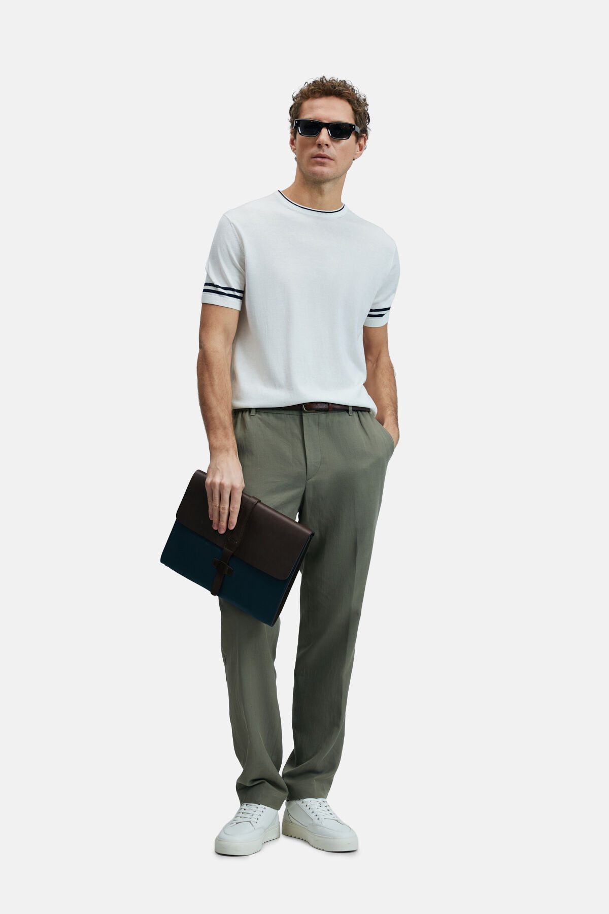 Lufian T-Shirt ROBERT (1-tlg) mit halber Armlänge