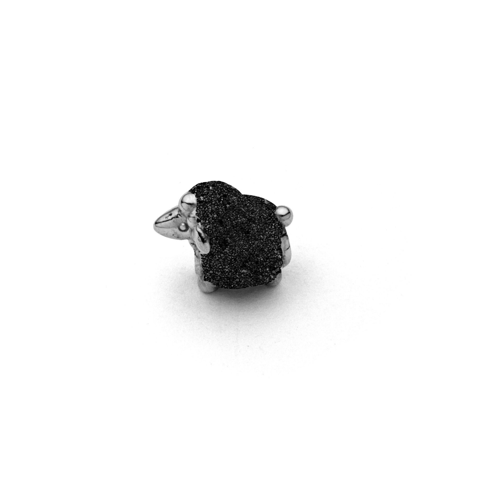 Bead DUR Schmuck: Bead "Schaf" mit Lavasand, F412