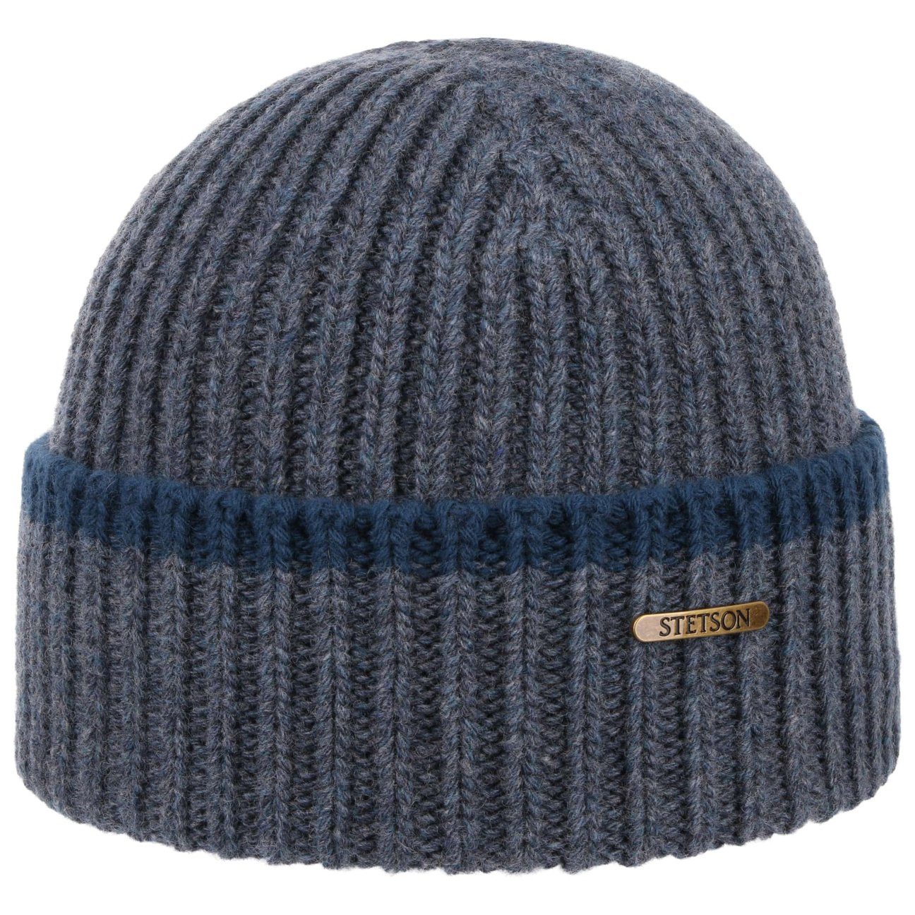 Stetson Beanie (1-St) Beanie mit Umschlag, Made in Italy