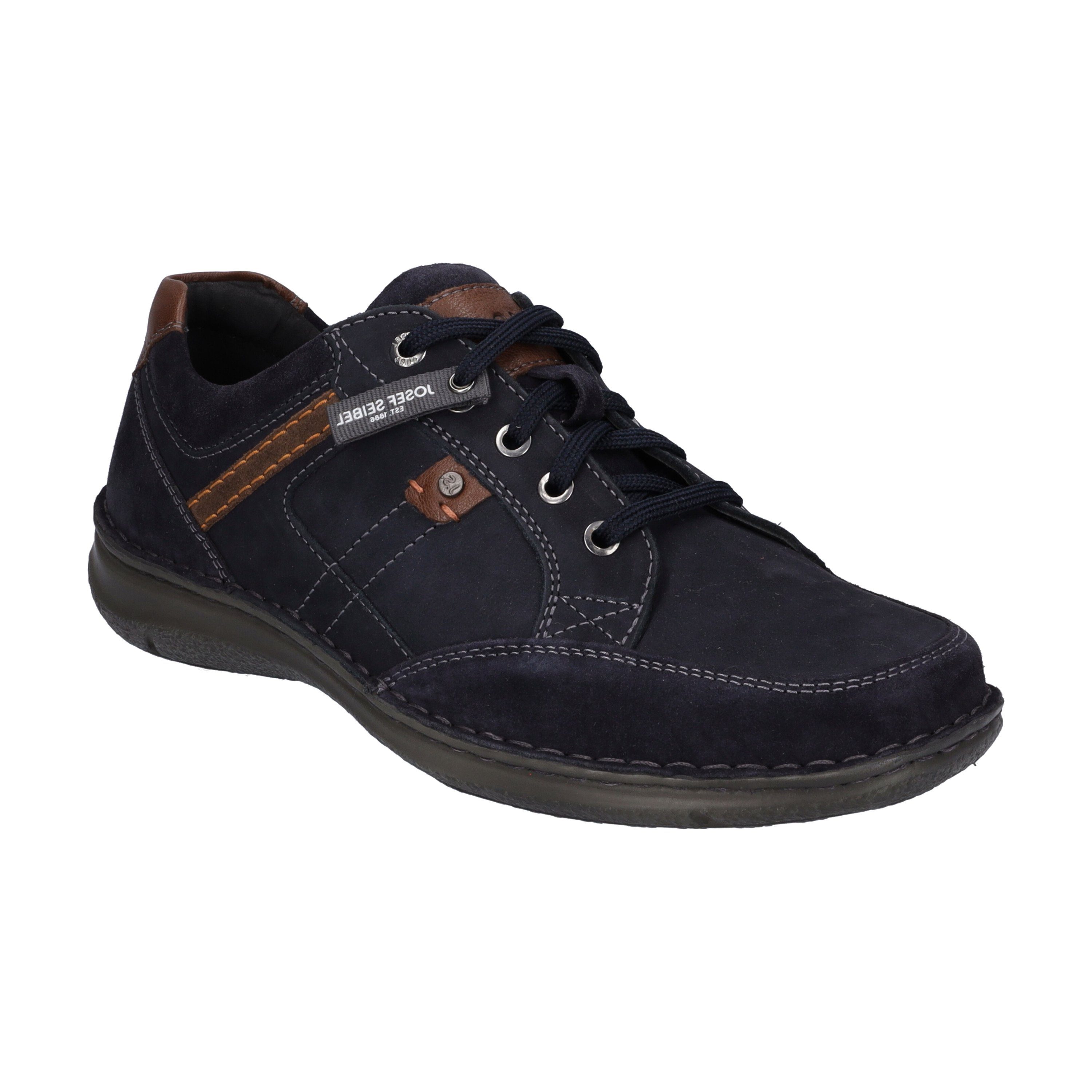 Anvers 42, blau Schnürschuh