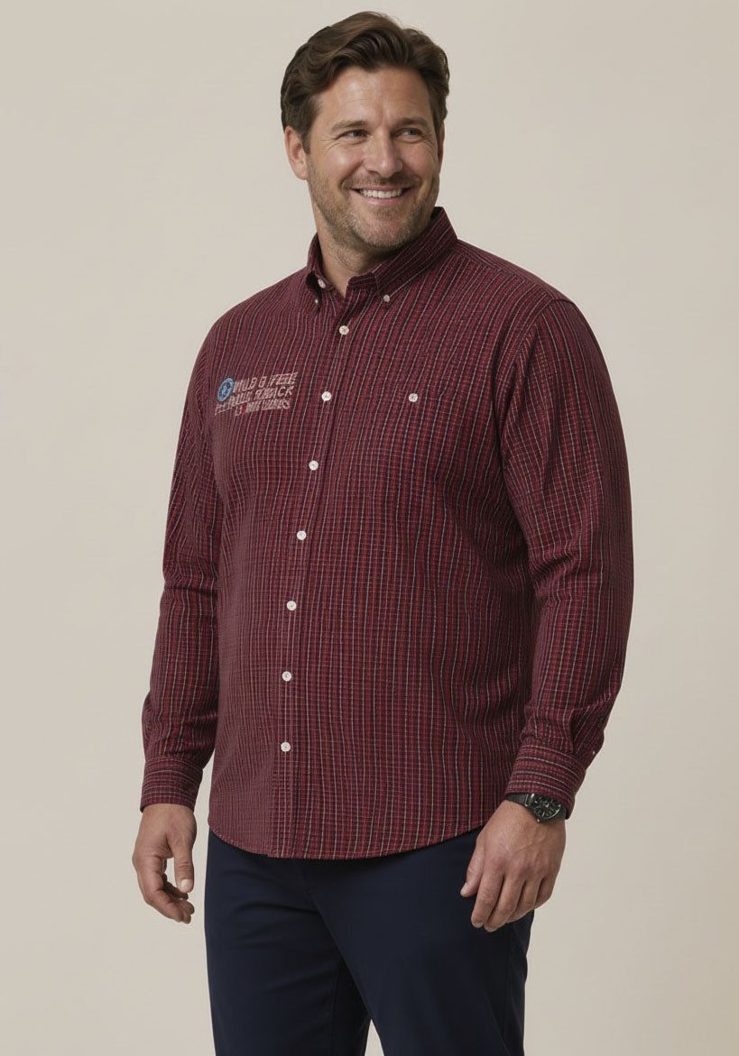 Man's World Plus Karohemd im lässigen Freizeit-Look mit modernem Charakter Komfortabel geschnitten und vielseitig kombinierbar