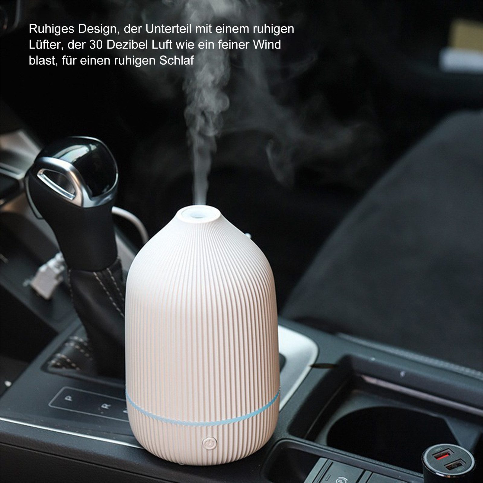 MODFU Diffuser Aroma-Diffusor Ultraschall Raumduftgerät 100 ml, 0,1 l Wassertank, mit automatischer Sicherheitsabschaltung und RGB-LED-Beleuchtung