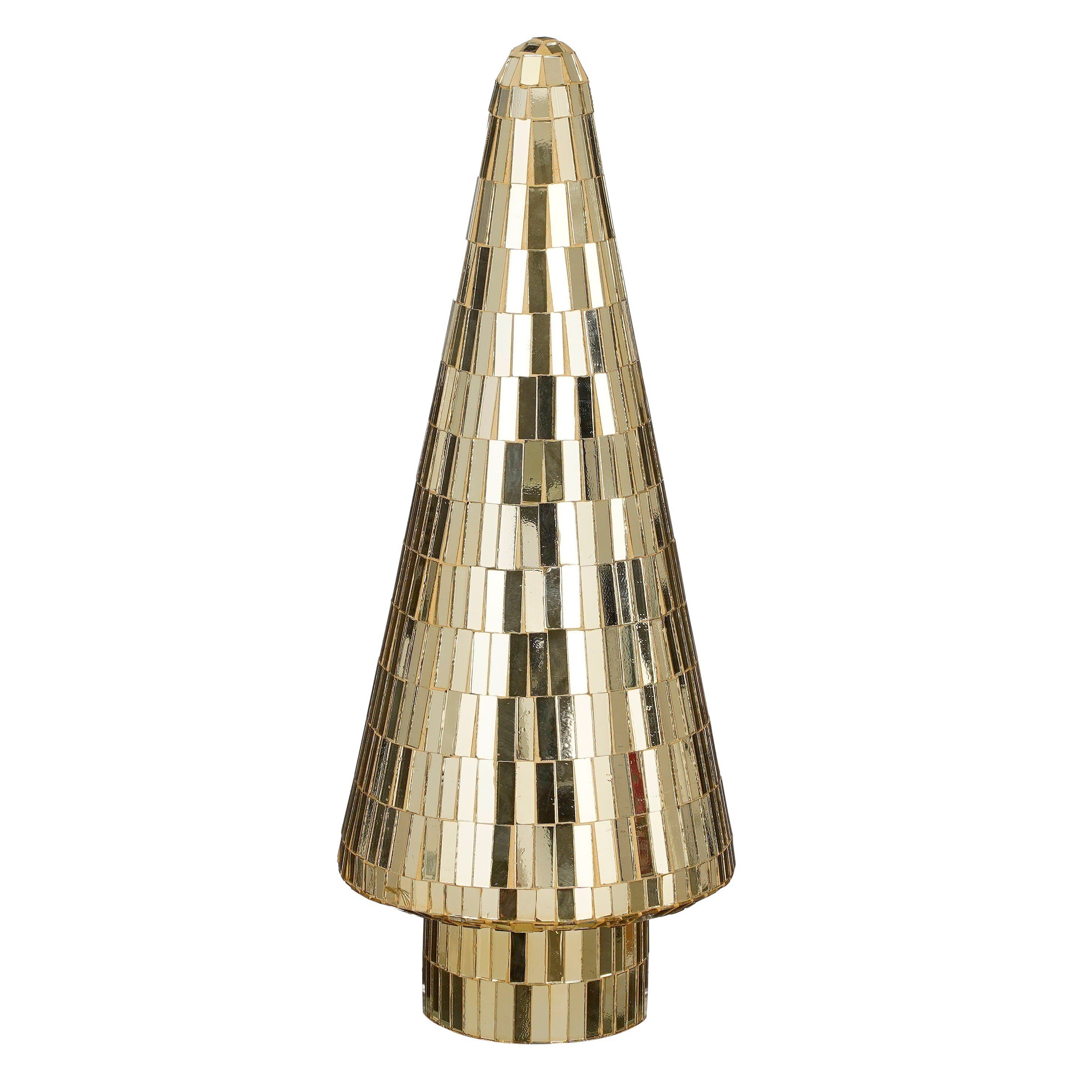 House of Seasons House of Seasons Dekoration Baum gold - h41xd18cm