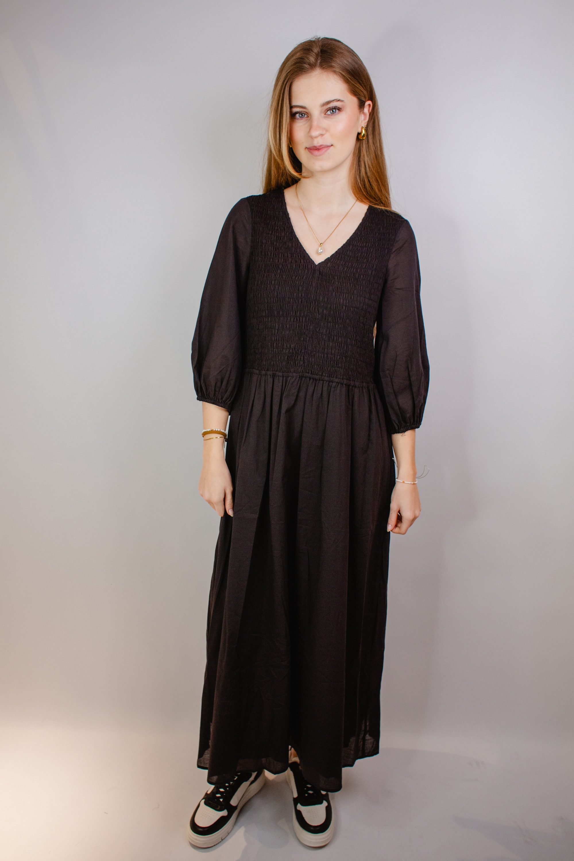 CATNOIR Blusenkleid Kleid CATNOIR schwarz