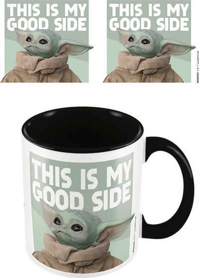 PYRAMID Tasse Tasse koloriert - Star Wars - Baby Yoda (Good Side), Keramik