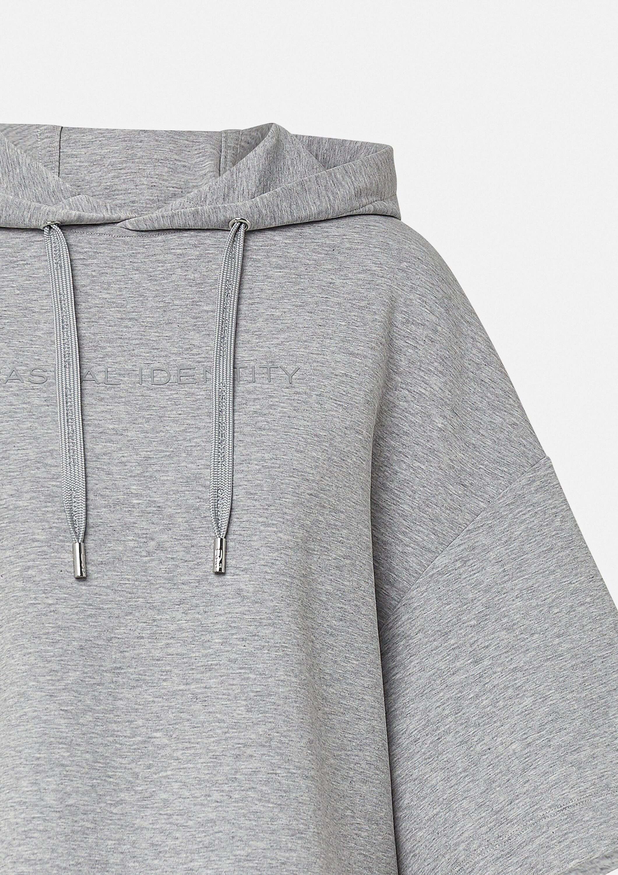 comma 3/4 Arm-Pullover Sweatshirt Oversize-Sweatshirt mit Kimono-Ärmeln