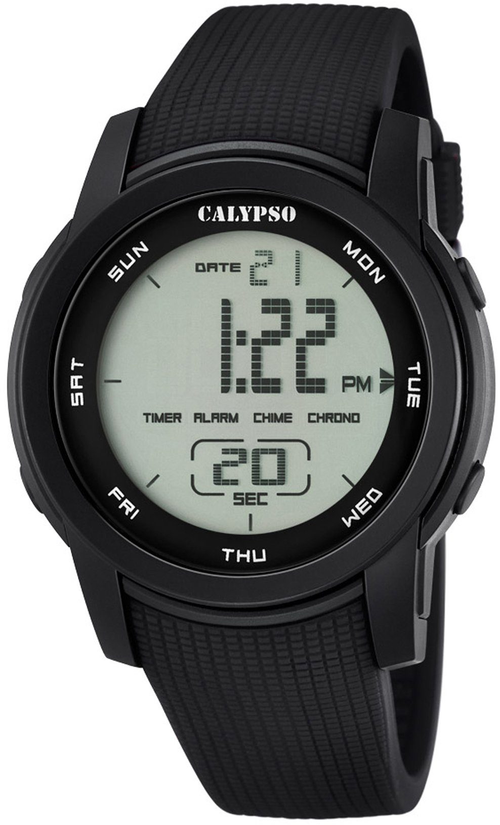CALYPSO WATCHES Chronograph Color Splash, K5698/6, Mit 12/24-Std.-Anzeige  und 2. Zeitzone