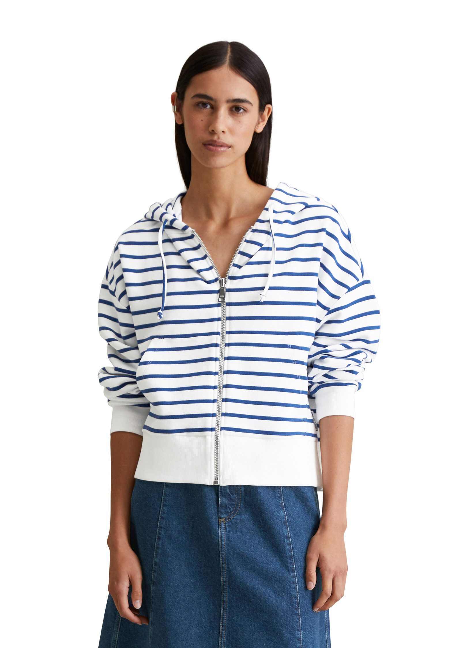 Marc O'Polo DENIM Sweatjacke aus reinem günstig online kaufen