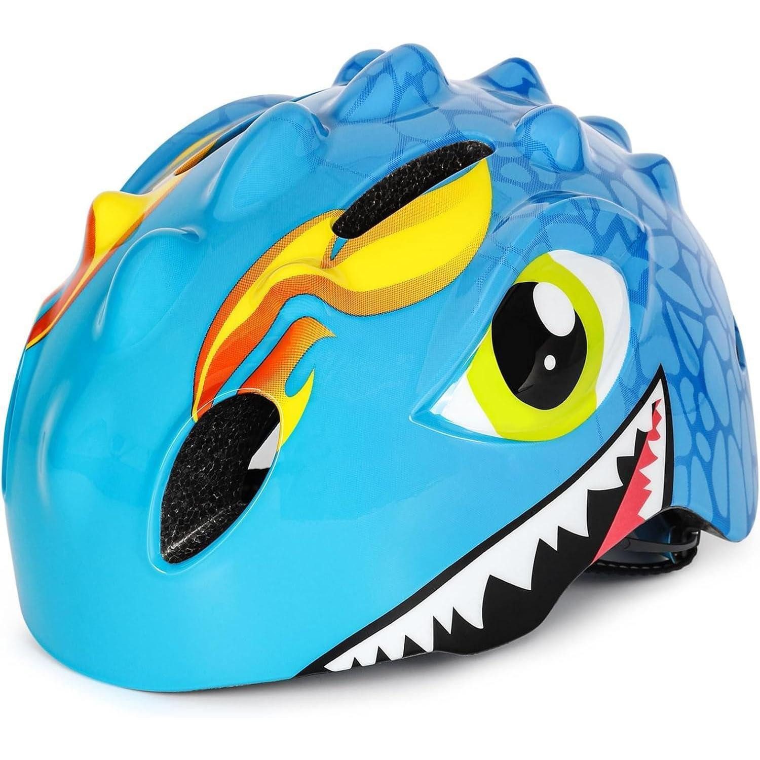 LuxusKollektion Kinderfahrradhelm Fahrradhelm Kinder Cartoon 3D Design Skateboard Rollschuh Verstellbare