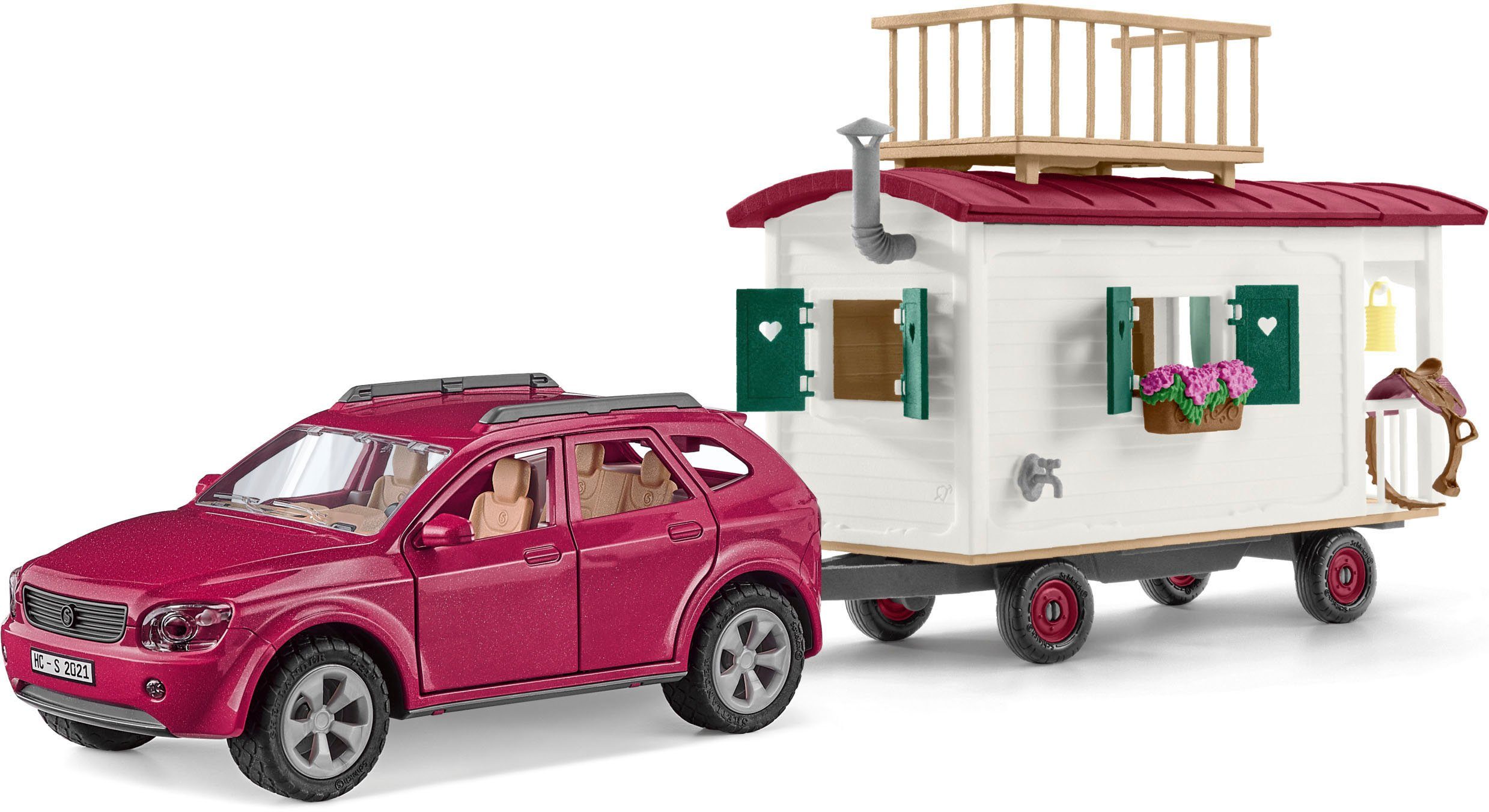 Schleich® Spielwelt HORSE CLUB, Wohnwagen für geheime Club-Treffen (42593)