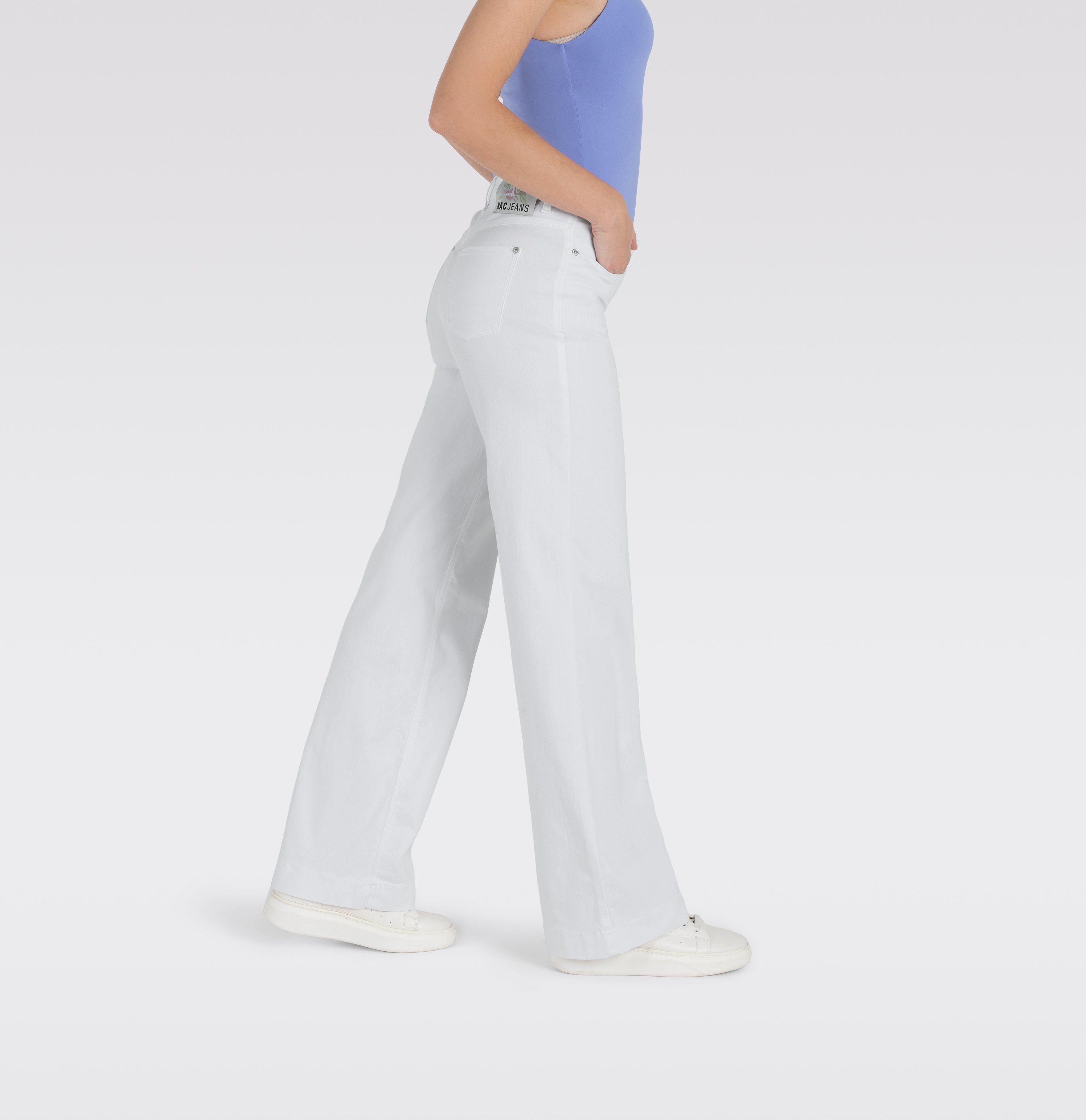 MAC Weite Jeans DREAM WIDE mit weitem Bein-Stretch