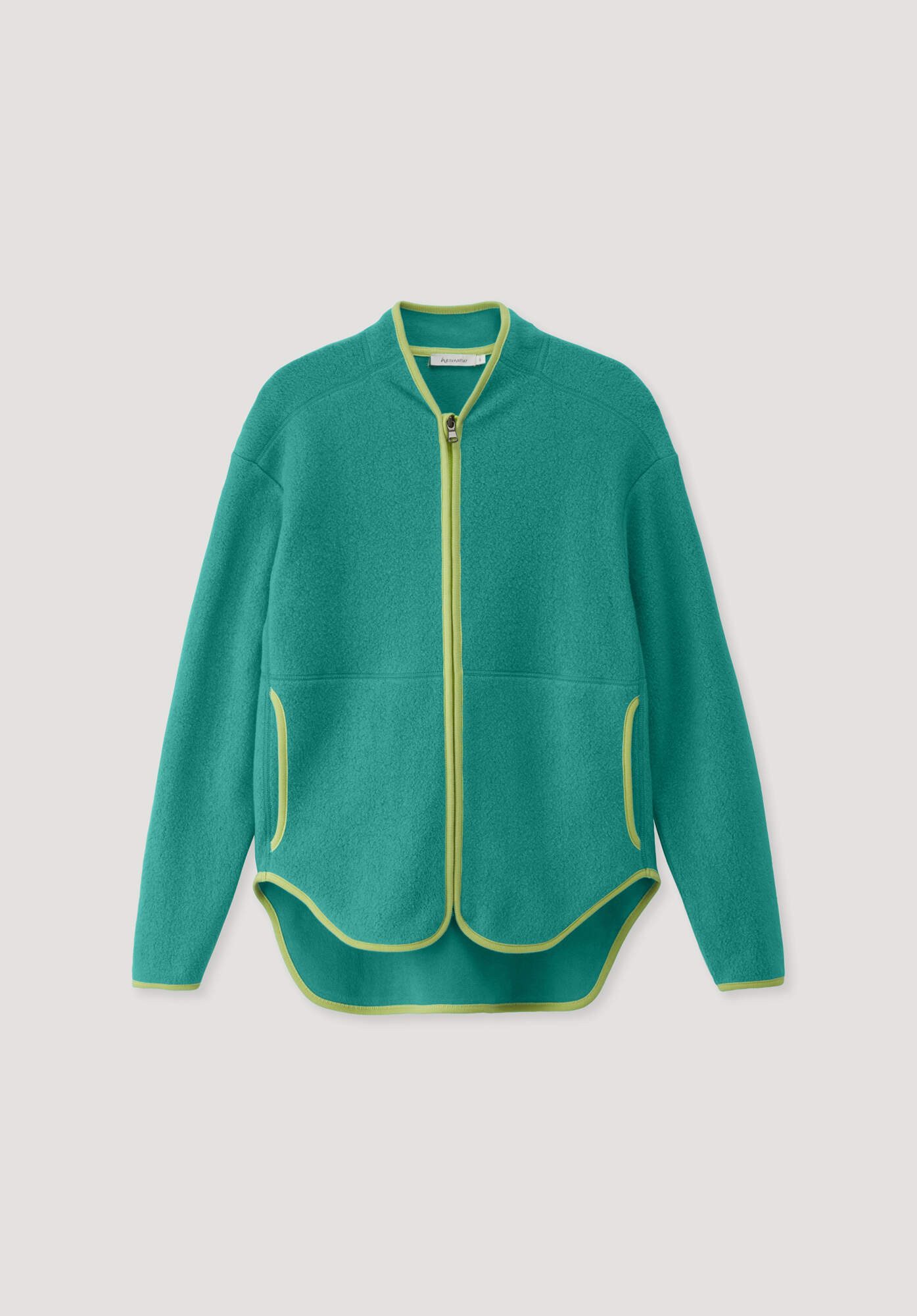 Hessnatur Fleecejacke ACTIVE LIGHT aus reiner Bio-Baumwolle (1-St)