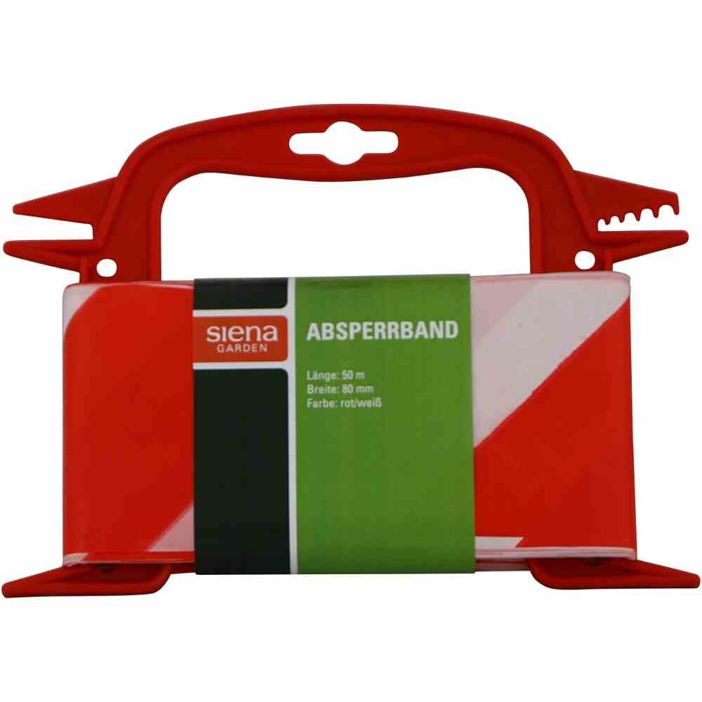 Warnband Beschriftungsband Markierungsband Absperrungen Garden L:50m Absperrband Siena 80mm Absperren